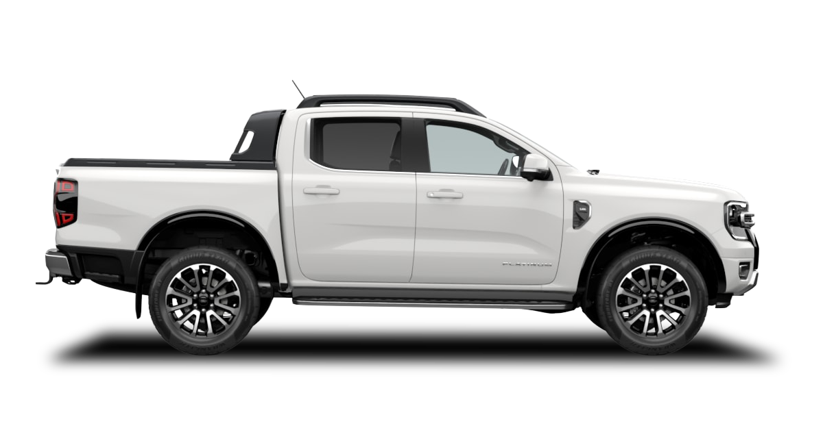 Ford Ranger Platinum in white