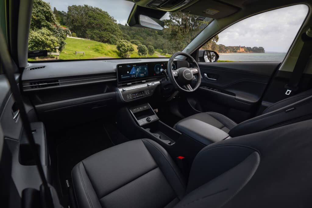 2024 Hyundai KONA interior dashboard and seats