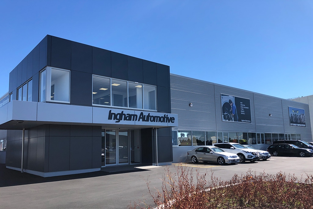 Front entrance at Ingham Automotive workshop in Te Rapa Hamilton