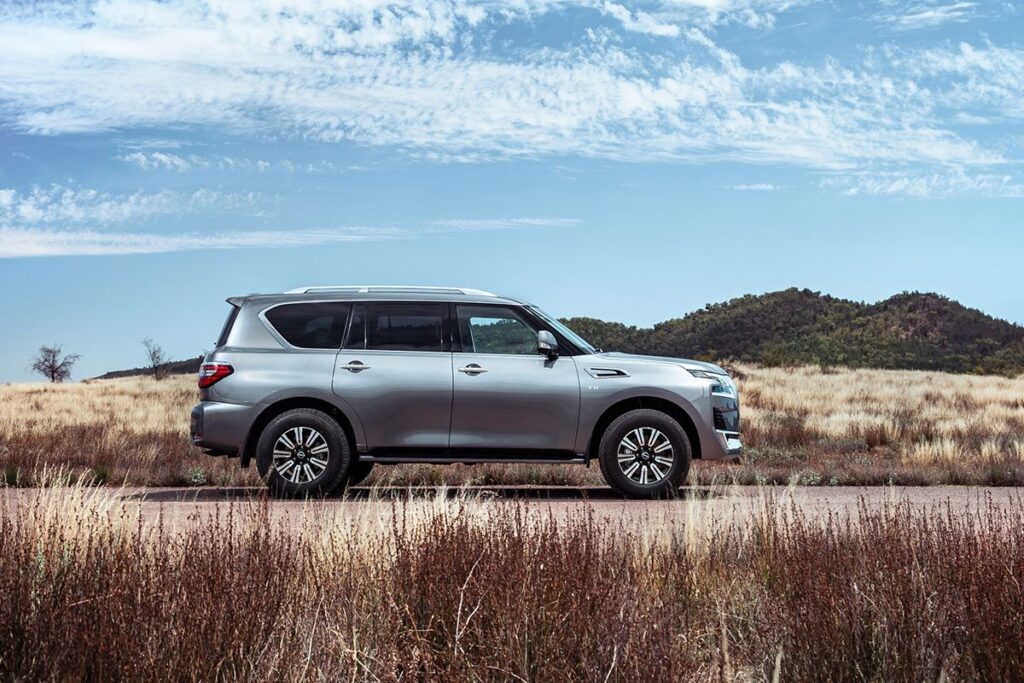 All-New Nissan Patrol side on view