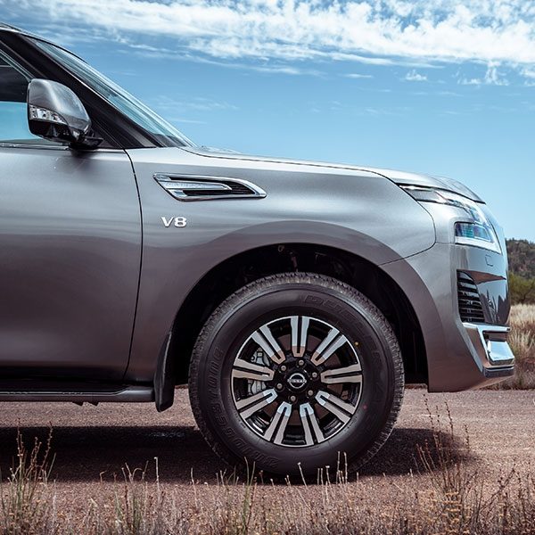All-New Nissan Patrol front of the car