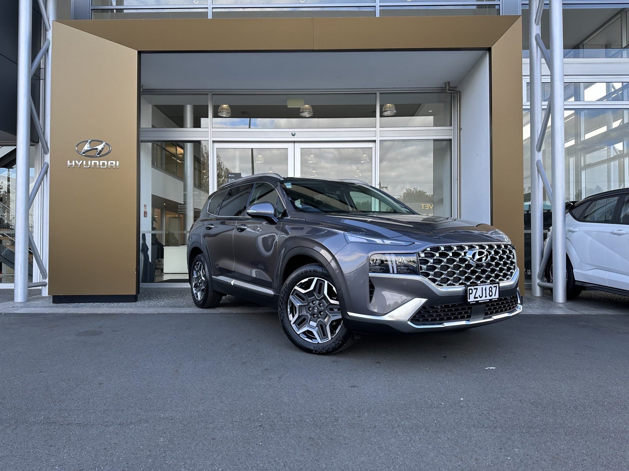 Barre Portatutto In Alluminio ACE-2 Per Hyundai Santa Fe 4 (TM) 2019-2023 – Nero