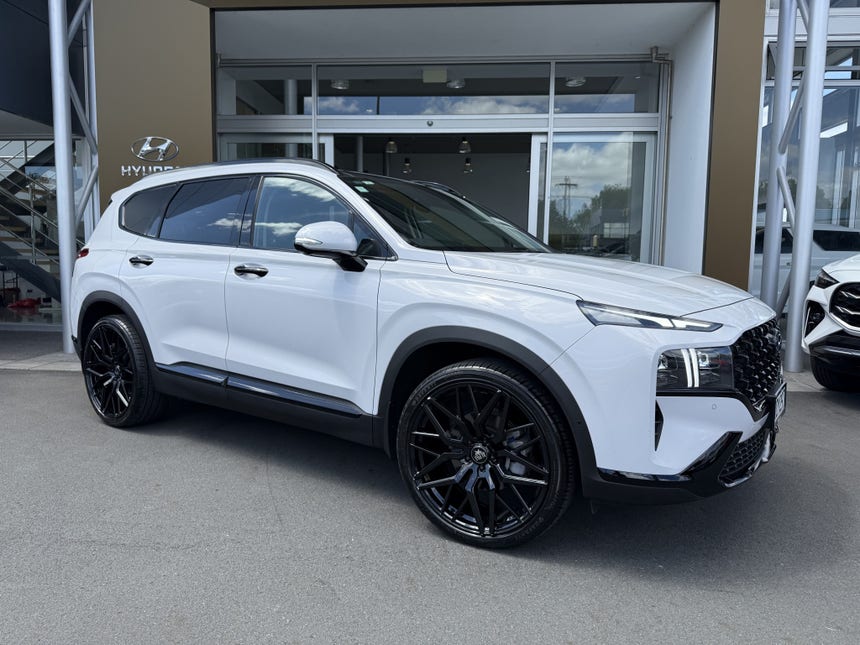 Barres De Toit ACE-2 Pour Hyundai Santa Fe 4 (TM) 2019-2023 - Porte-Bagages Aluminium Gris - Fixation Sur Rails Existants - Charge 75kg